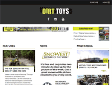 Tablet Screenshot of dirttoysmag.com